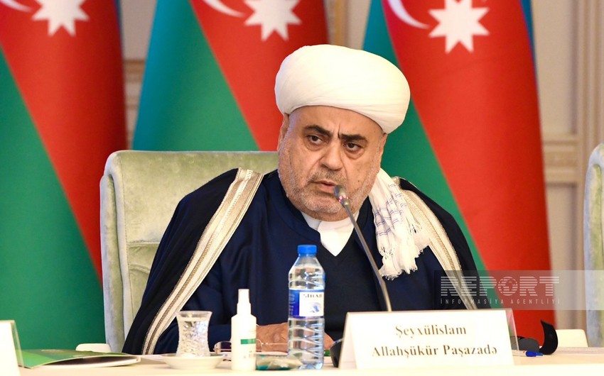 Şeyxülislam: Ermənilərin dini mərkəzinin yeganə məqsədi “Böyük Ermənistan” kimi xəstə erməni xülyasına dəstək vermək olub