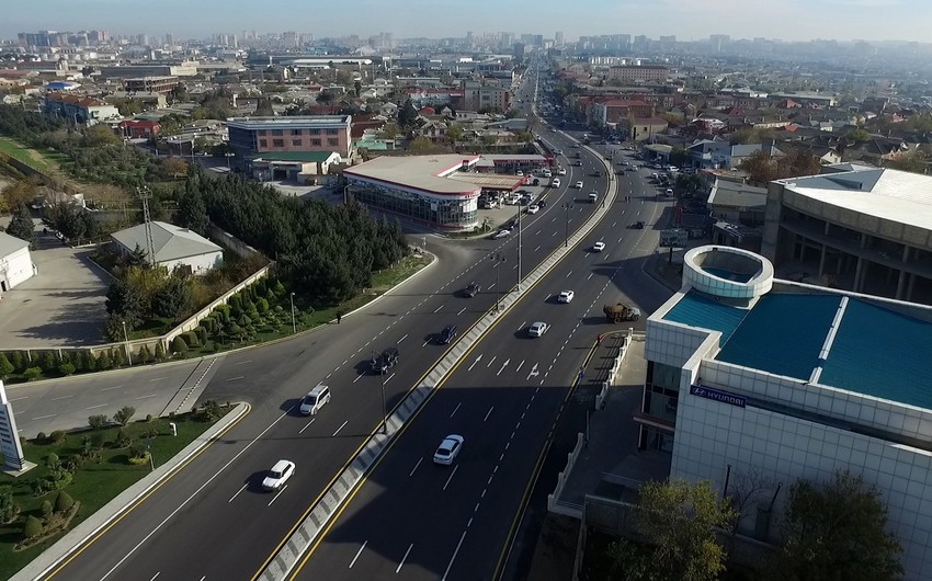 Bakının Babək prospektində avtomobillərlə hərəkət qismən məhdudlaşdırılacaq