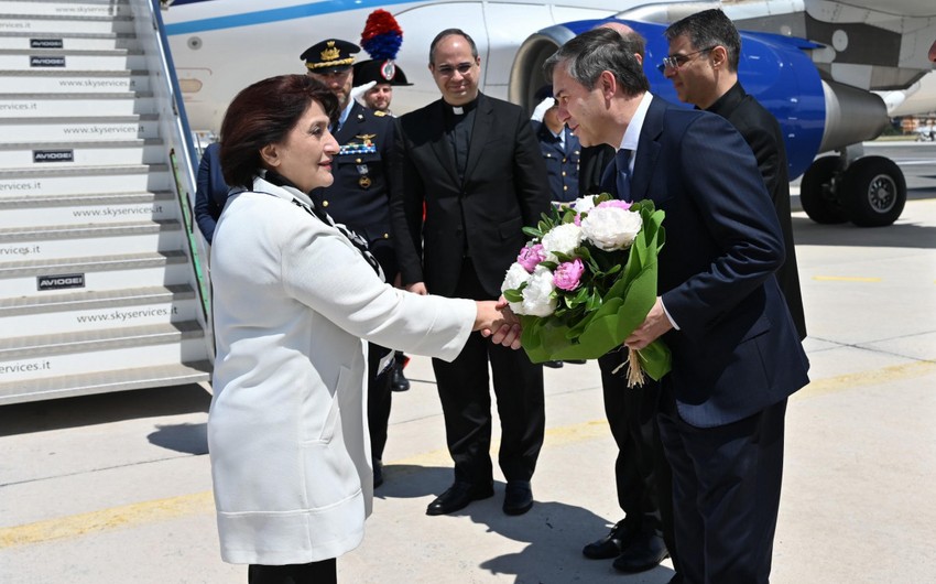 Sahibə Qafarova Vatikanda səfərdədir