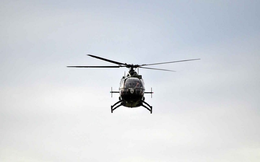 Hindistanda helikopter qəzaya uğrayıb, ölənlər var