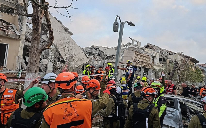 İranın İsrailə dördüncü dalğa hücumları nəticəsində 2 nəfər, 21 nəfər yaralanıb – YENİLƏNİB