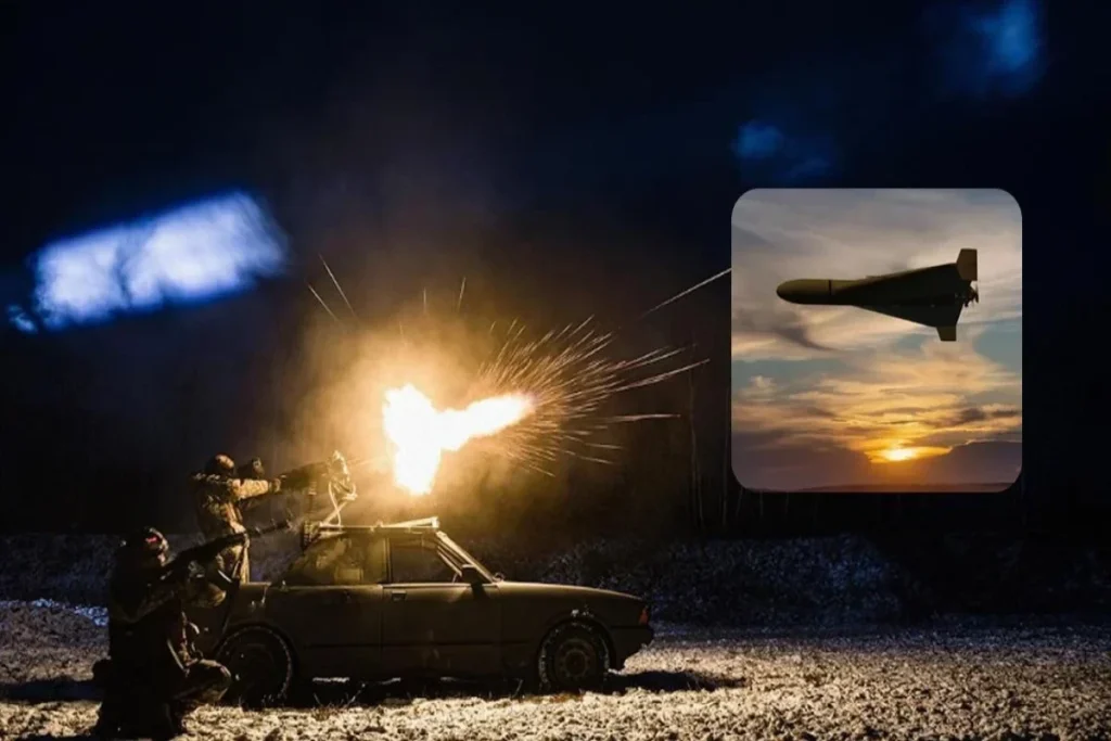 Ukrayna kütləvi dron və raket hücumuna məruz qalıb