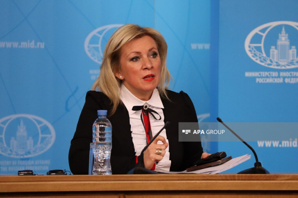 Zaxarova Yekaterinburqda azərbaycanlıların kütləvi saxlanılması ilə bağlı Azərbaycan XİN-in bəyanatına münasibət bildirib