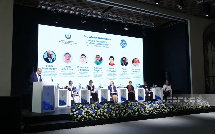 Laçında “Şəhərsalmanın inkişafında qadınların rolu” mövzusunda panel sessiya keçirilib