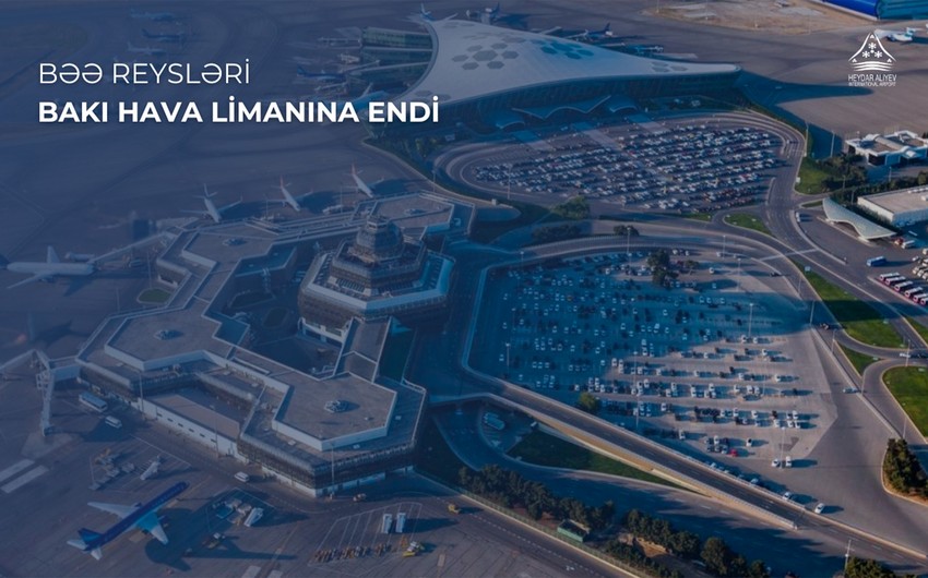BƏƏ-yə uçan reyslər Bakı hava limanına yönləndirilib