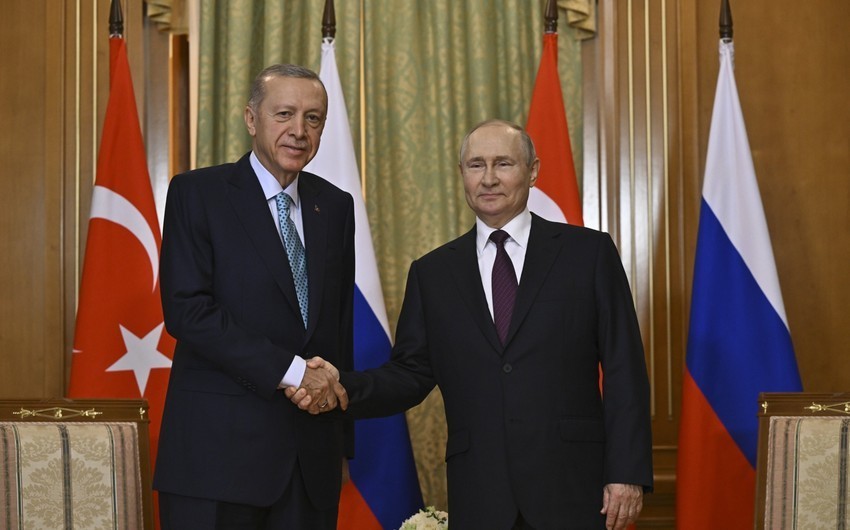 Ərdoğan və Putin regional məsələləri müzakirə edib