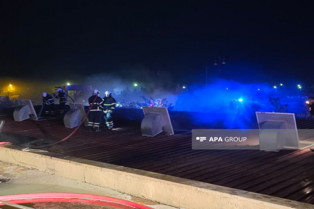 Naxçıvanda yanacaqdoldurma məntəqəsində yanğın başlayıb – FOTO