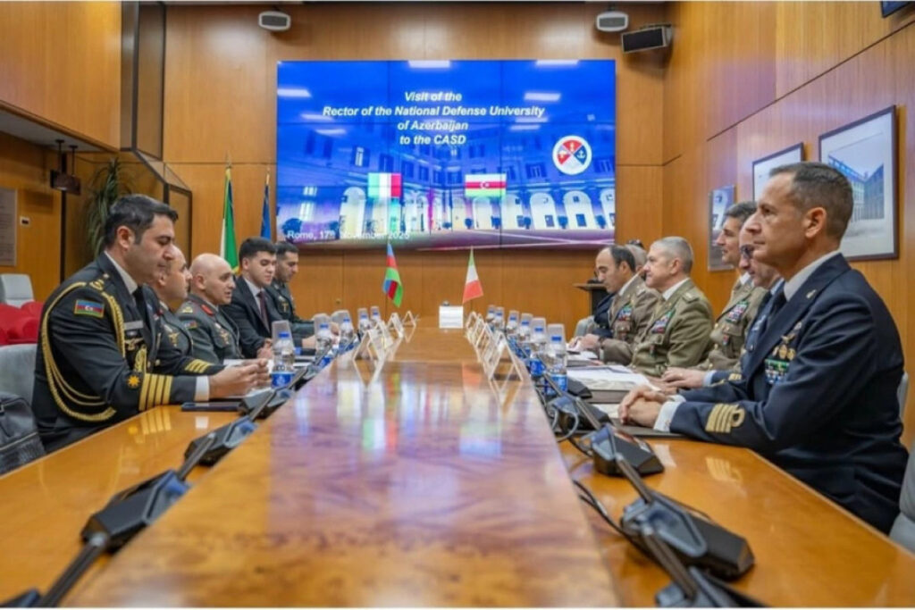 Azərbaycanla İtaliya arasında hərbi təhsil sahəsində yeni imkanlar müzakirə edilib