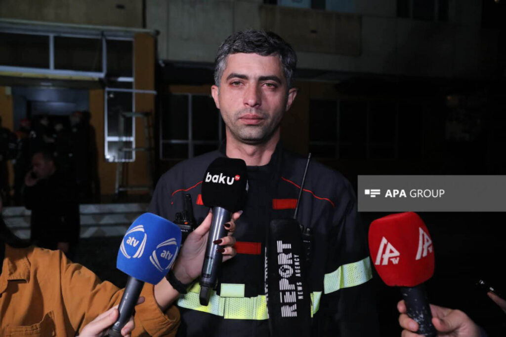 FHN: Yanğın yaşayış binasının elektrik şaxtasında baş verib