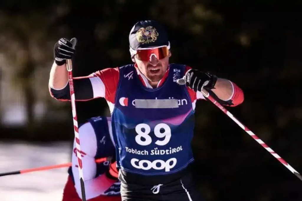 Erməni xizəkçi idman formasında Azərbaycan sözünü gizlətdiyinə görə cərimələnib