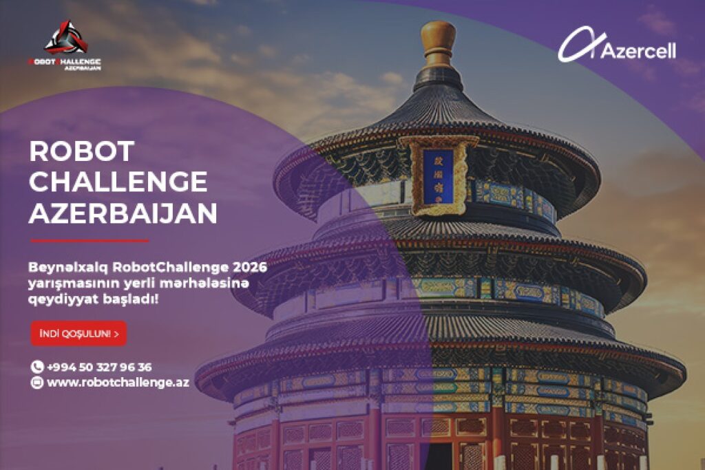 Azercell-in dəstəyi ilə “RobotChallenge 2026” üzrə milli seçim mərhələsinə hazırlıq davam edir
