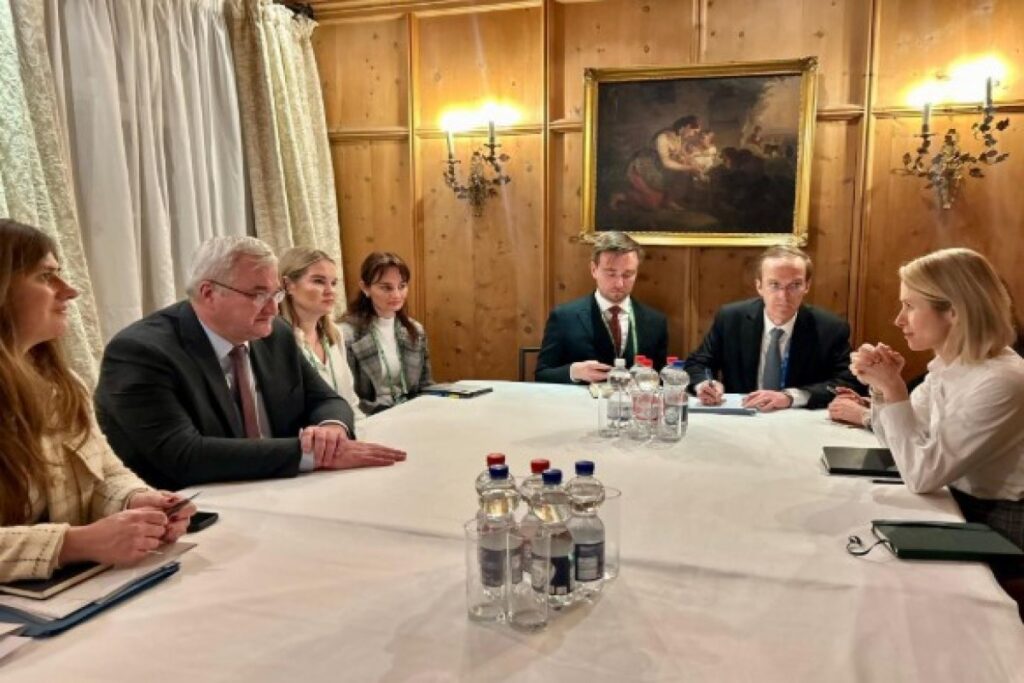 Sibiqa Kallas ilə Rusiyaya qarşı 20-ci sanksiyalar paketini və Ukraynanın Aİ üzvlüyünü müzakirə edib