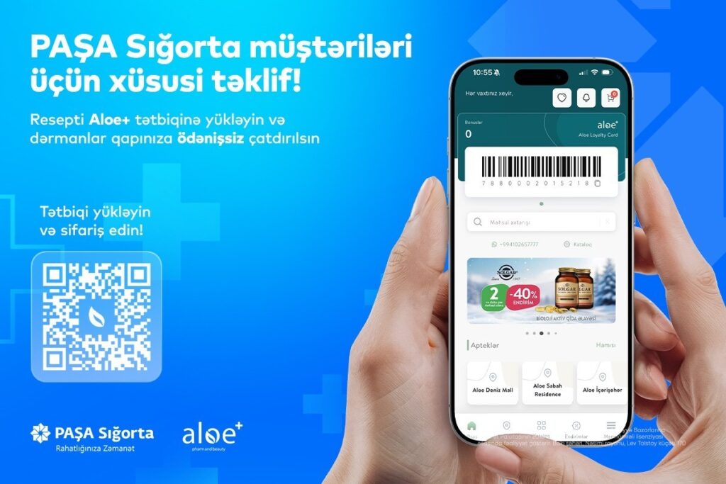 PAŞA Sığorta müştəriləri üçün dərman sifarişlərinin çatdırılması tam ödənişsizdir