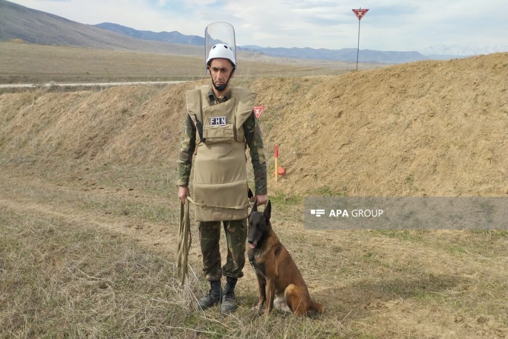 FHN Ağdamda minatəmizləmə əməliyyatları icra olunan ərazilərə media-tur təşkil edib – FOTO