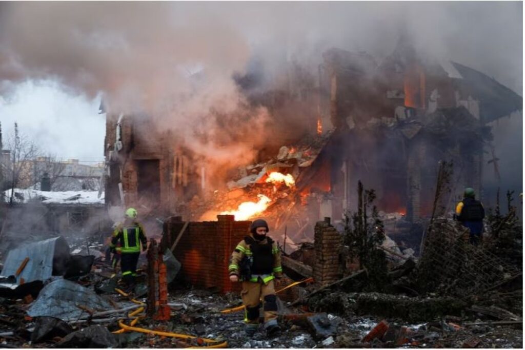 Rusiya Ukraynanın enerji infrastrukturuna genişmiqyaslı raket və dron zərbələri endirib