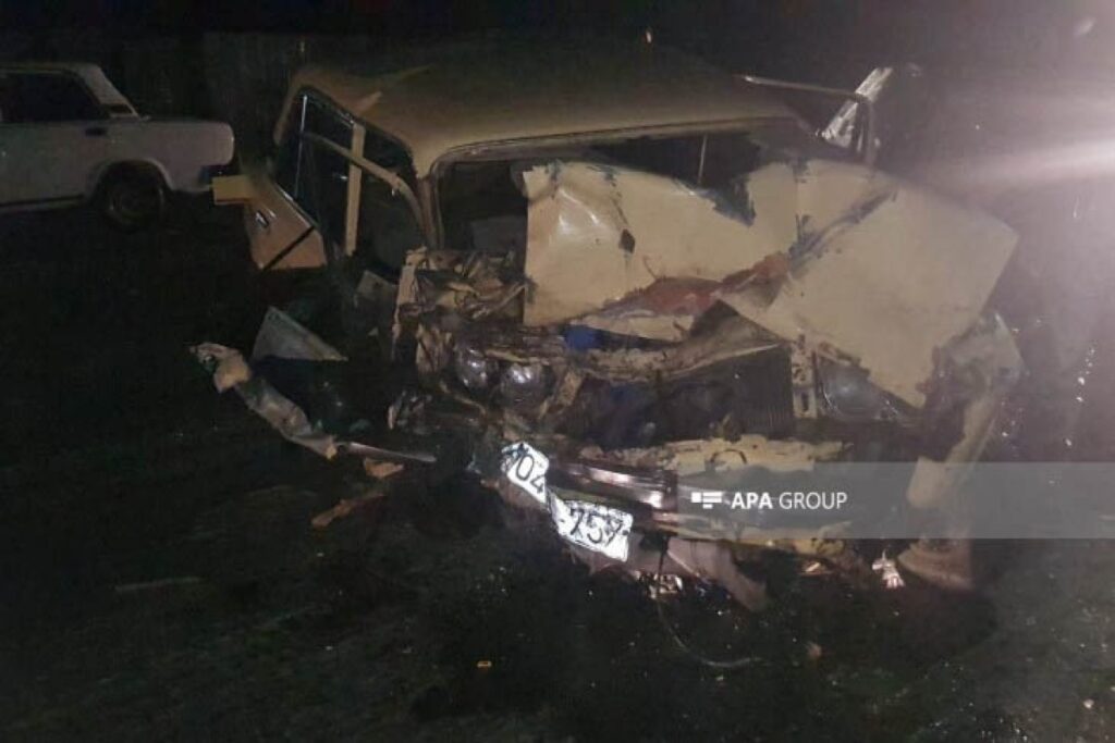 Göyçayda zəncirvari qəza olub, yaralananlar var