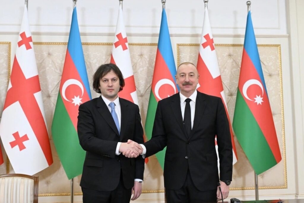 Prezident İlham Əliyev və İrakli Kobaxidze arasında telefon danışığı baş tutub