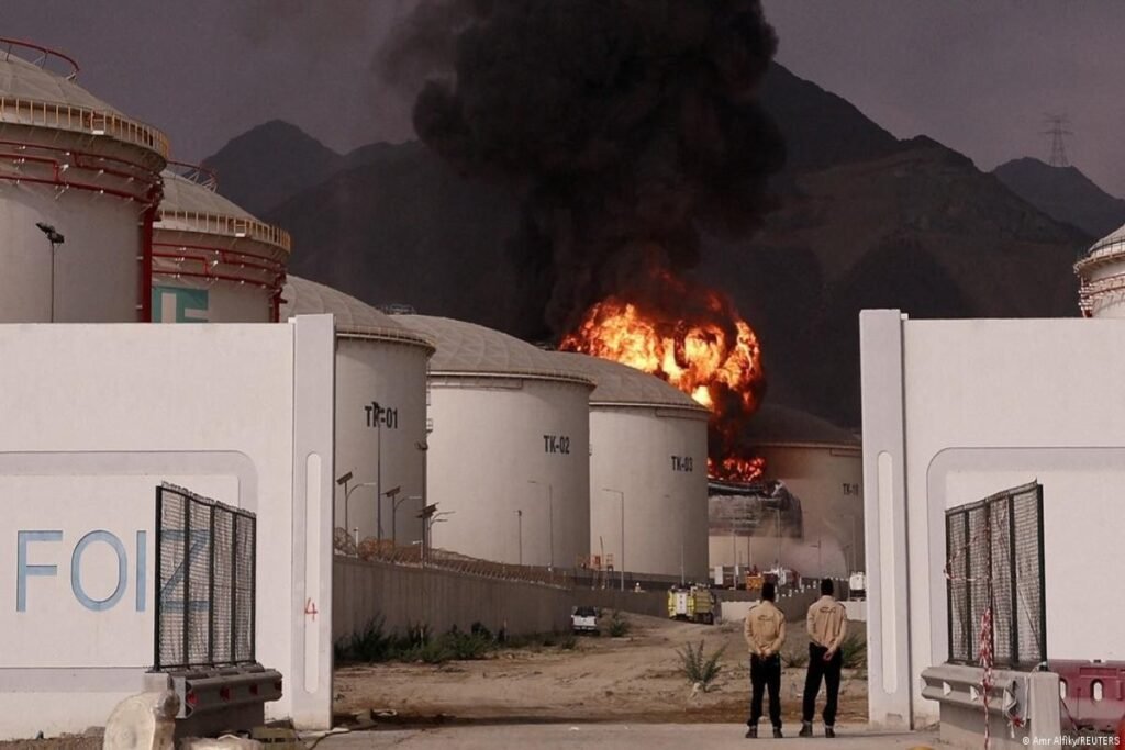 Əbu-Dabidə yerləşən NEZ İranın PUA hücumuna məruz qalıb