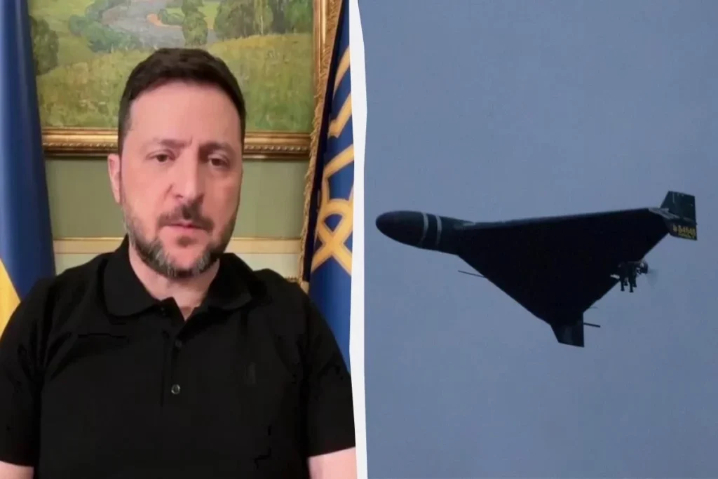 Zelenski: Rusiya İrana ABŞ bazalarına hücum üçün “Şahed” PUA-ları verir