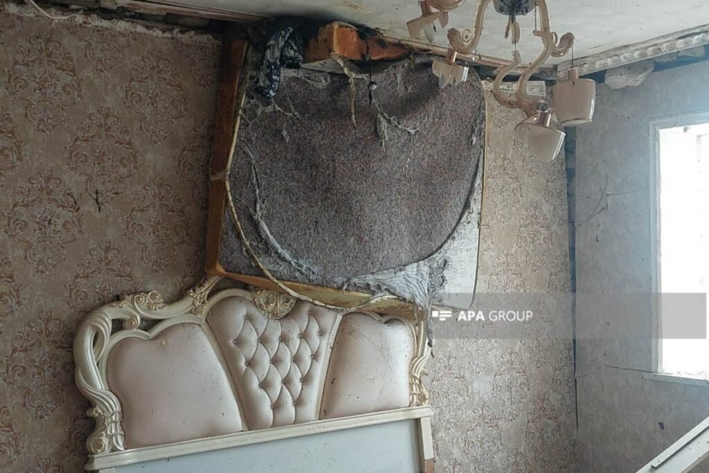 Gəncədə evdə partlayış olub, xəsarət alan var