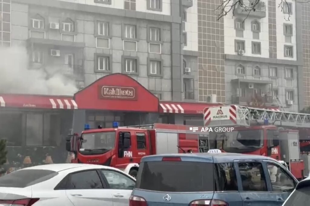 Naxçıvan şəhərində yerləşən “Kəklikotu” restoranında yanğın baş verib