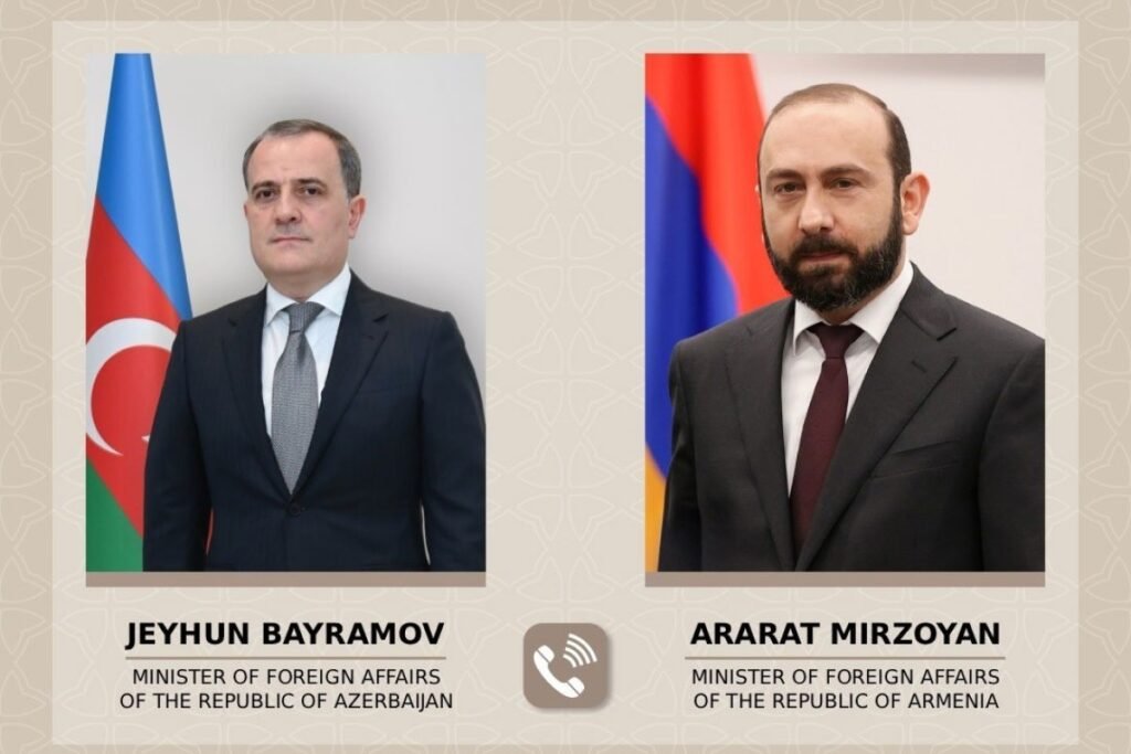 Azərbaycan və Ermənistan xarici işlər nazirləri arasında telefon danışığı olub