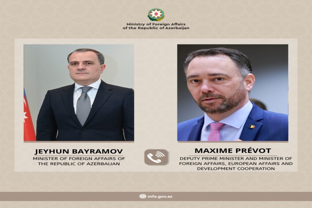 Ceyhun Bayramov Belçika XİN rəhbəri ilə Ermənistanla normallaşma prosesini müzakirə edib