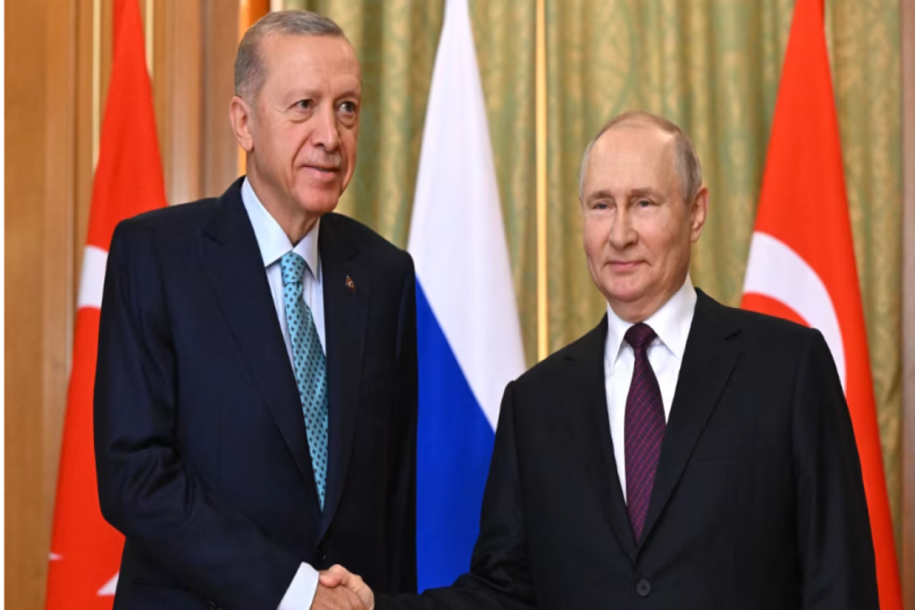 Ərdoğan və Putin Yaxın Şərqdə dərhal atəşkəsə çağırış edib