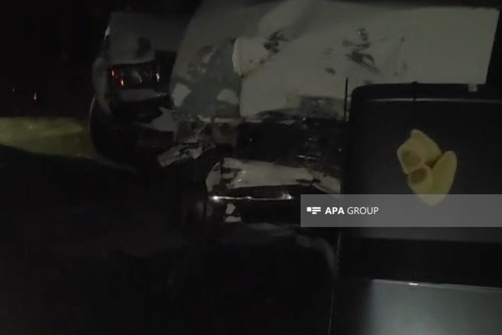 Beyləqanda zəncirvari qəza baş verib – FOTO