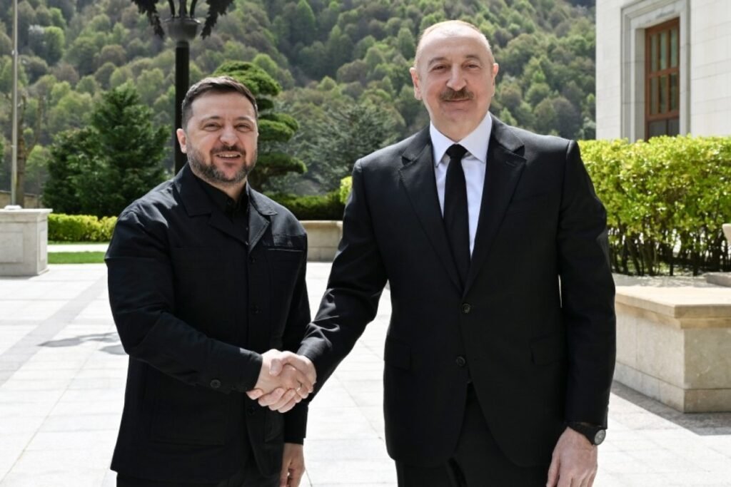Ukrayna Prezidenti Volodimir Zelenski Azərbaycanda işgüzar səfərdədir – FOTO