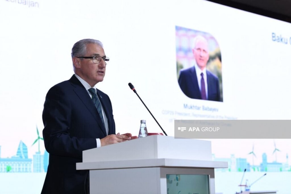 Muxtar Babayev: İqlim dəyişiklikləri planlaşdırmanı çətinləşdirir, investisiya risklərini artırır