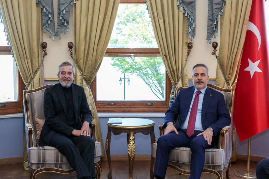 Hakan Fidan İstanbulda Əli Baqerini qəbul edib