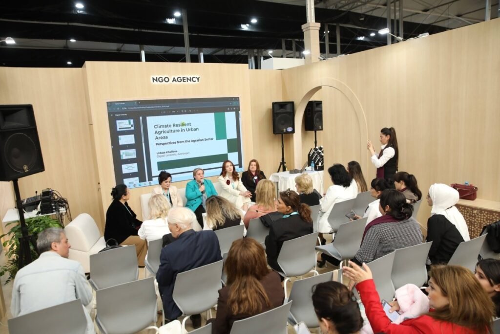“Şəhərlərdə iqlimə davamlı kənd təsərrüfatı” adlı panel müzakirəsi keçirilib – FOTO