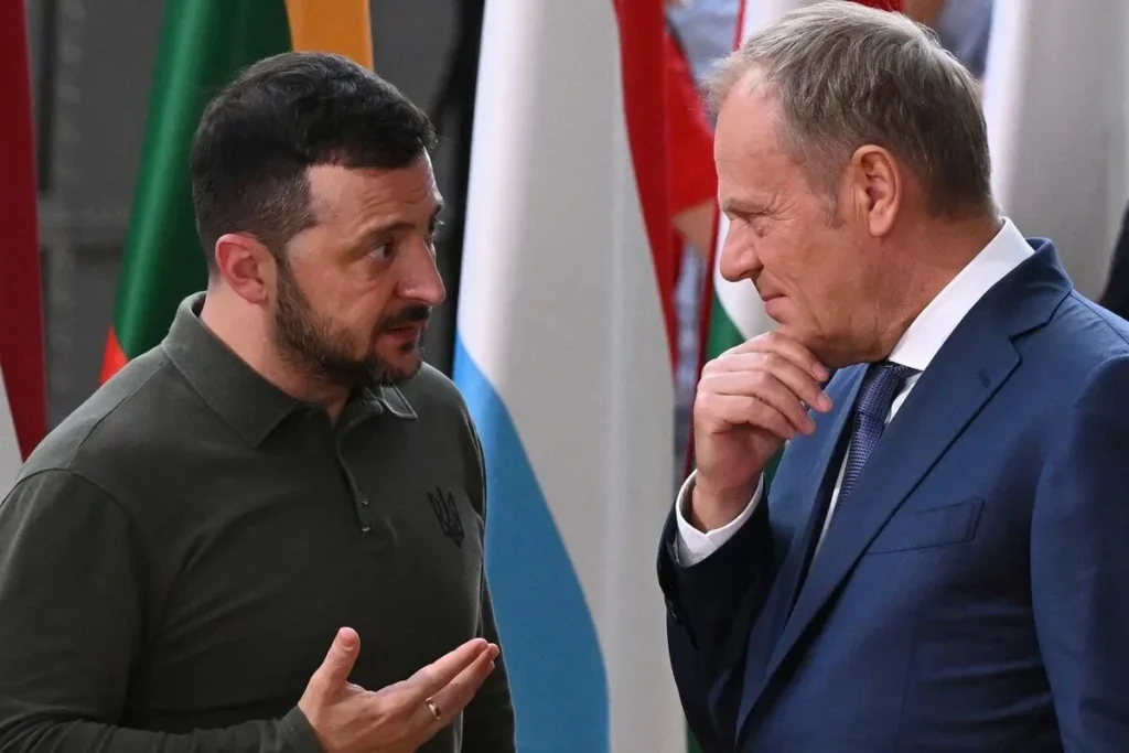 Tusk: Zelenskinin bəzi açıqlamaları məni qəzəbləndirir