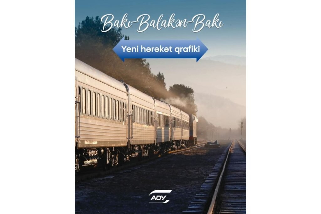 İyulun 1-dən Bakı–Balakən qatarının hərəkət cədvəli dəyişəcək