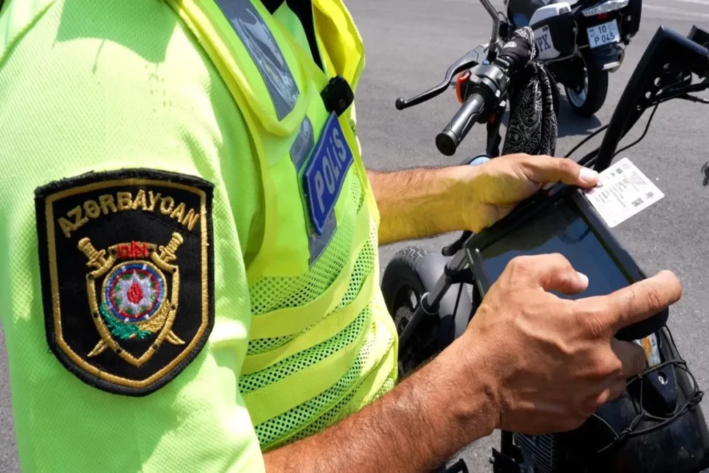 Masazırda motosiklet sürücülərinə qarşı reyd keçirilib, 45 nəfər saxlanılıb