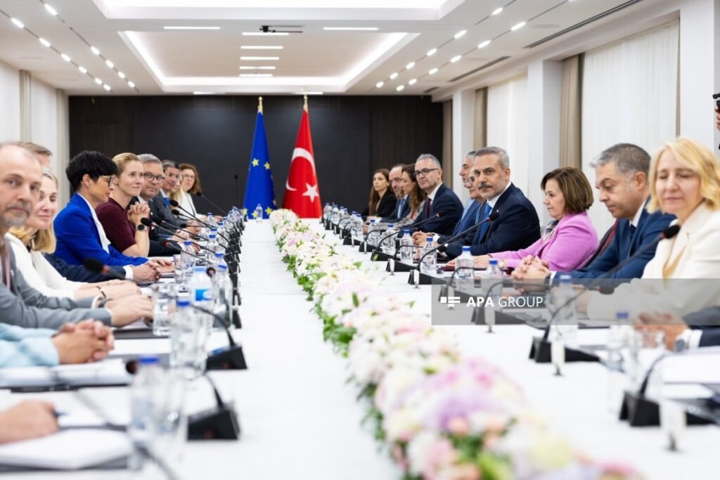 Hakan Fidan Aİ-nin yüksəkvəzifəli rəsmilərini qəbul edib – FOTO