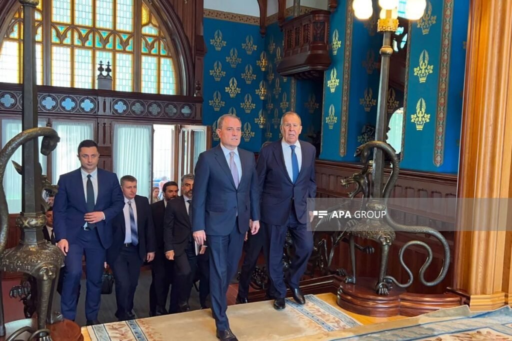 Moskvada Azərbaycan və Rusiya XİN rəhbərlərinin danışıqları başlayıb – FOTO