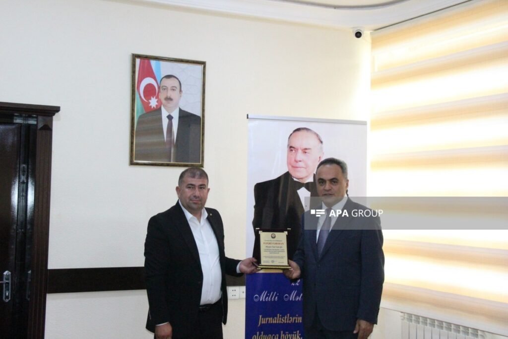 Goranboyda Milli Mətbuat Günü ilə bağlı tədbir keçirilib, APA-nın müxbiri təltif edilib