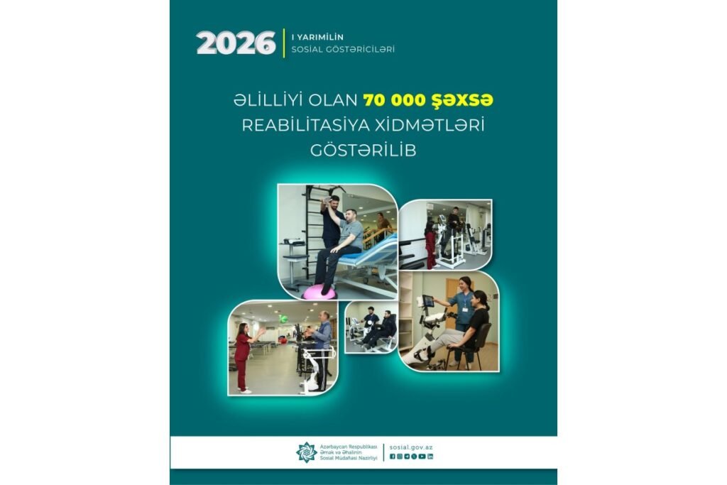Altı ayda əlilliyi olan 70 min şəxsə reabilitasiya xidmətləri göstərilib