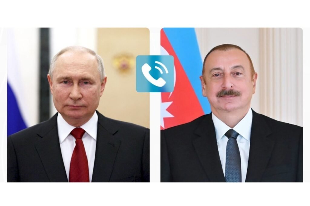 Vladimir Putin Prezident İlham Əliyevə zəng edib