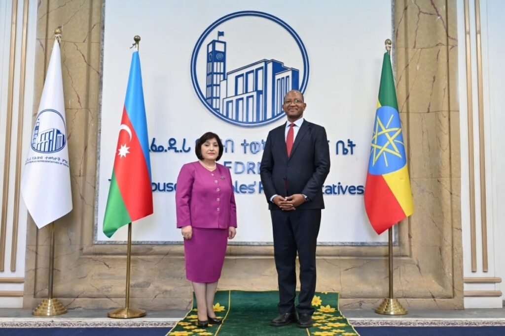 Sahibə Qafarova Efiopiya Xalq Nümayəndələri Palatasının sədri Tagasse Çaffo ilə görüşüb – FOTO