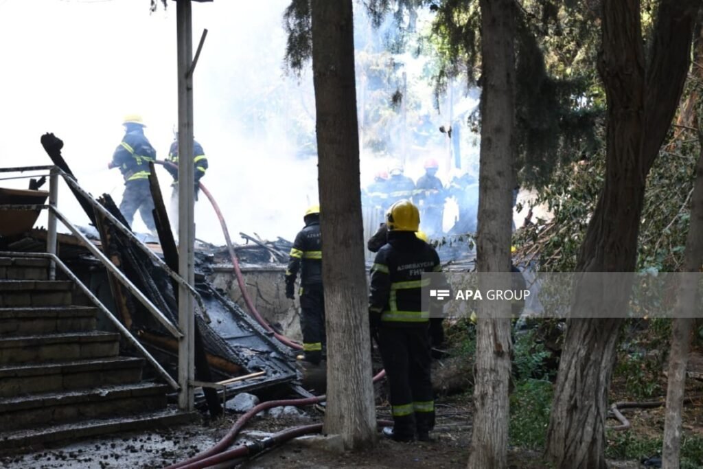 FHN: Bakıda istifadəsiz tikilidə baş verən yanğın tam söndürülüb – VİDEO – FOTO – YENİLƏNİB-2
