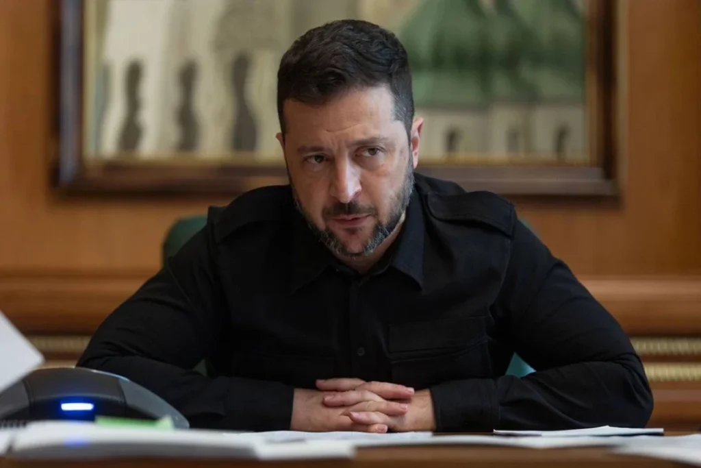 Zelenski Almaniya XİN başçısı ilə Ukraynanın qışa hazırlığını müzakirə edib