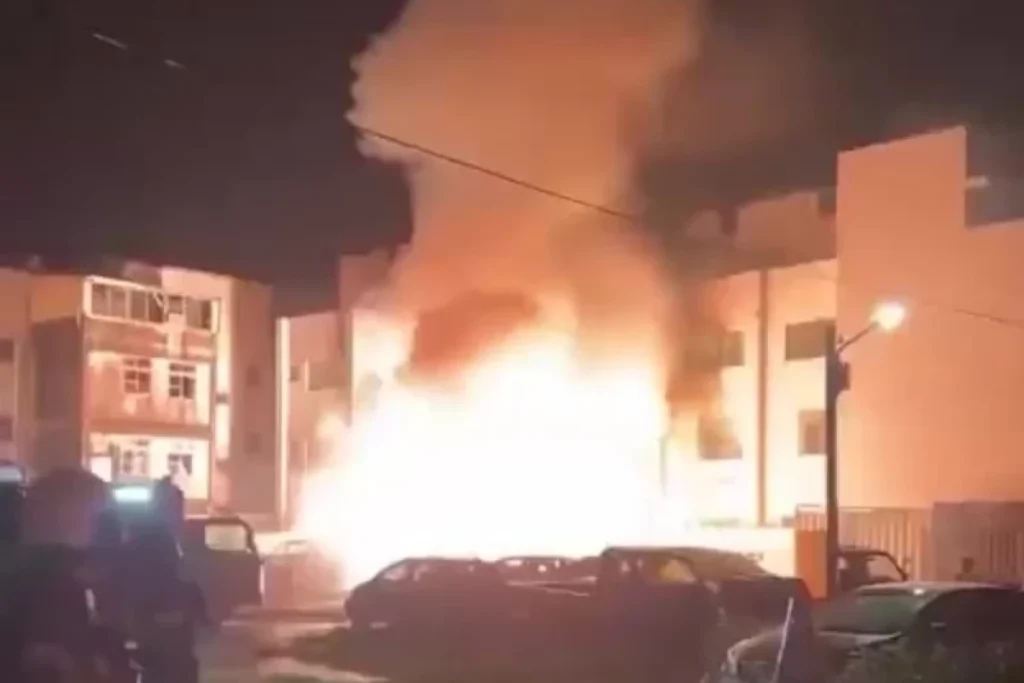 Tayvanda yanğın və partlayış nəticəsində 15 nəfər xəsarət alıb
