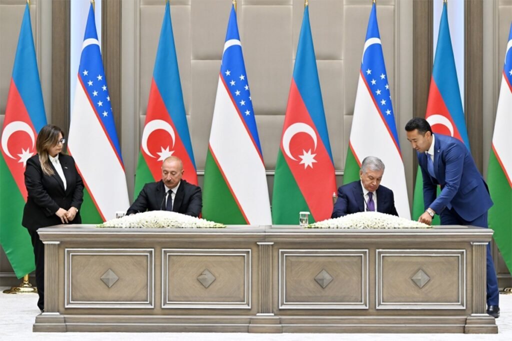 Daşkənddə Azərbaycan və Özbəkistan sənədlərinin imzalanması və mübadiləsi mərasimi olub – FOTO – YENİLƏNİB