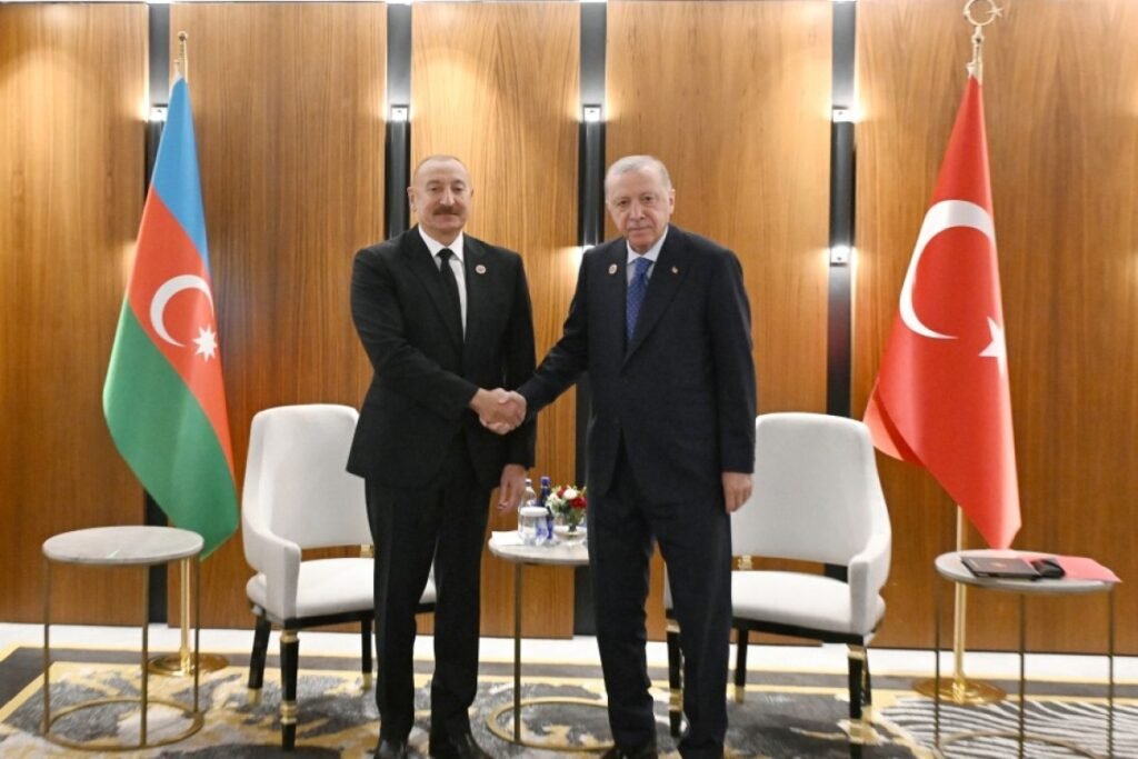 Prezident İlham Əliyevin Bişkekdə Rəcəb Tayyib Ərdoğanla görüşü olub