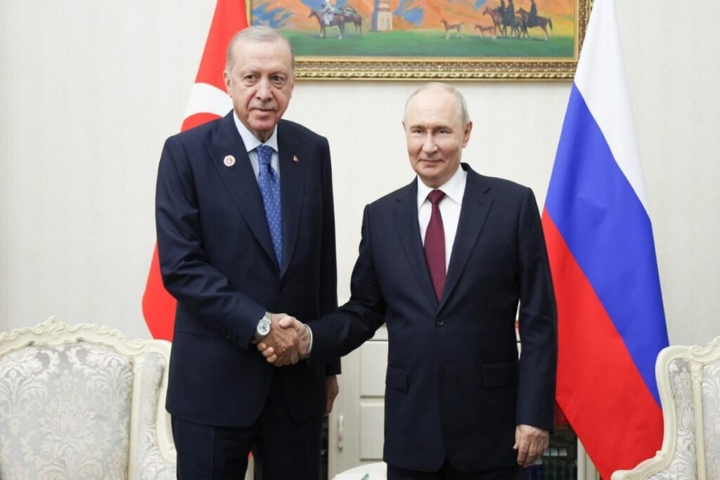 Ərdoğan Bişkekdə Putinlə görüşüb – YENİLƏNİB