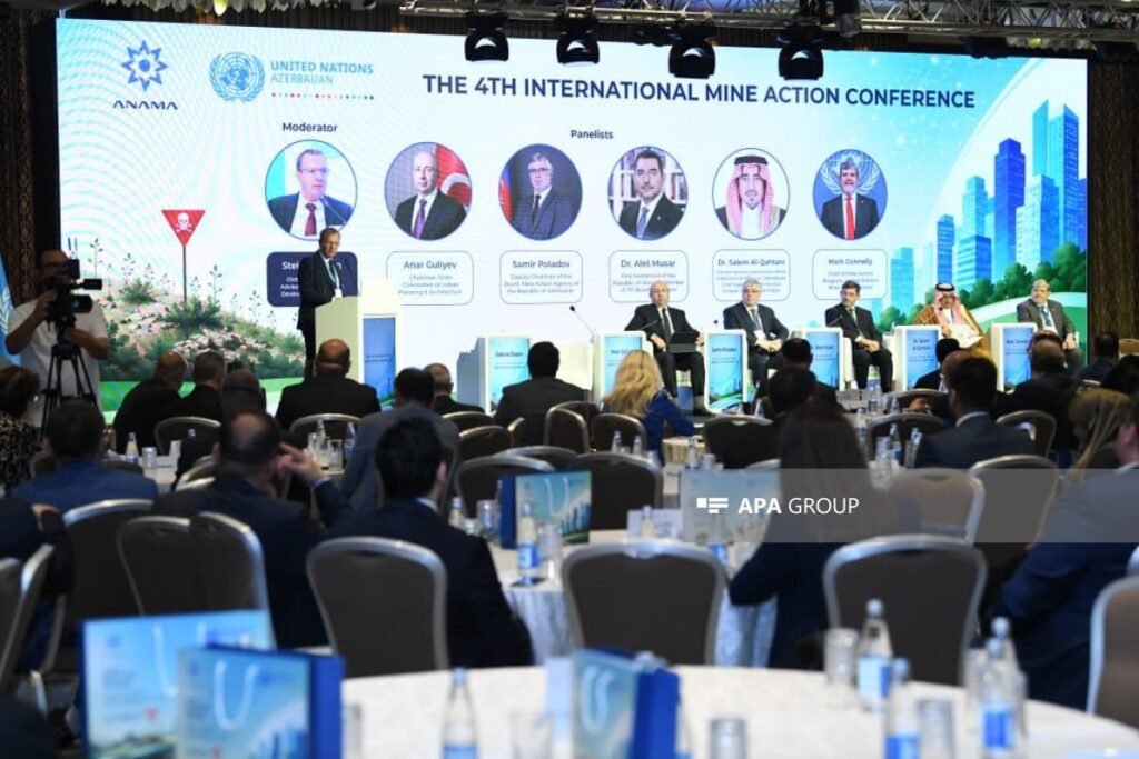 4-cü Beynəlxalq Minatəmizləmə Konfransı çərçivəsində panel müzakirə olub – FOTO