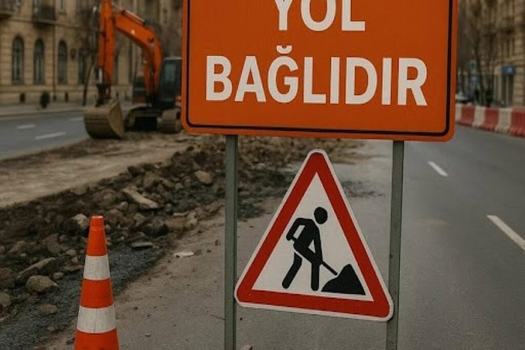 Biləcəriyə gedən yolun eniş hissəsi nəqliyyat vasitələrinin hərəkəti üçün tam bağlanacaq